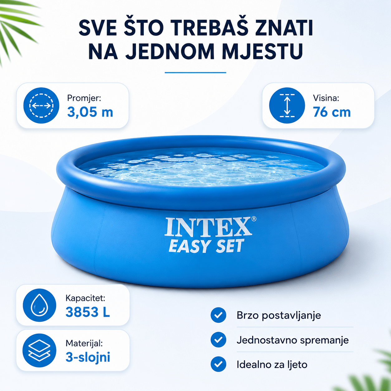 Intex Easy Bazen 3.05m – – – slika 6