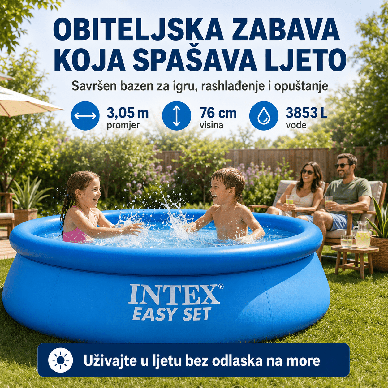 Intex Easy Bazen 3.05m – – – slika 5