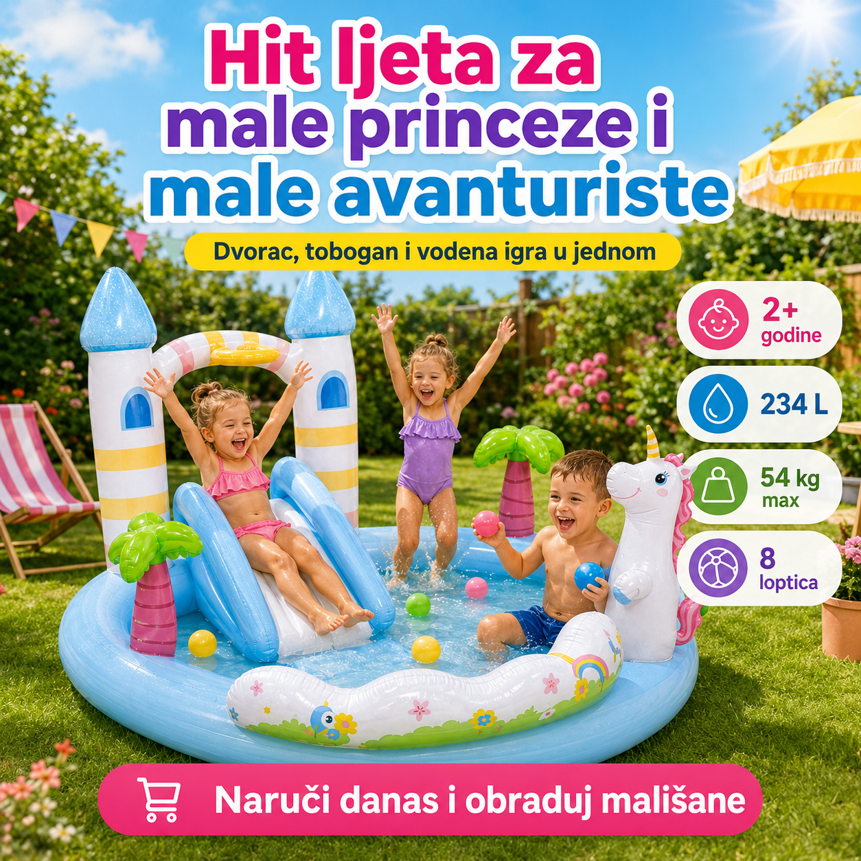Intex Jednorog Vodeni Park – – – slika 1