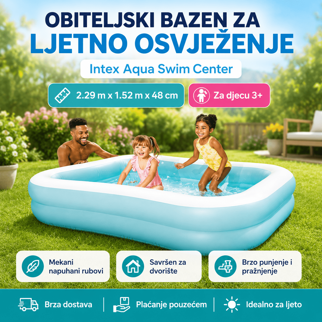 Intex Obiteljski Bazen – – – slika 1