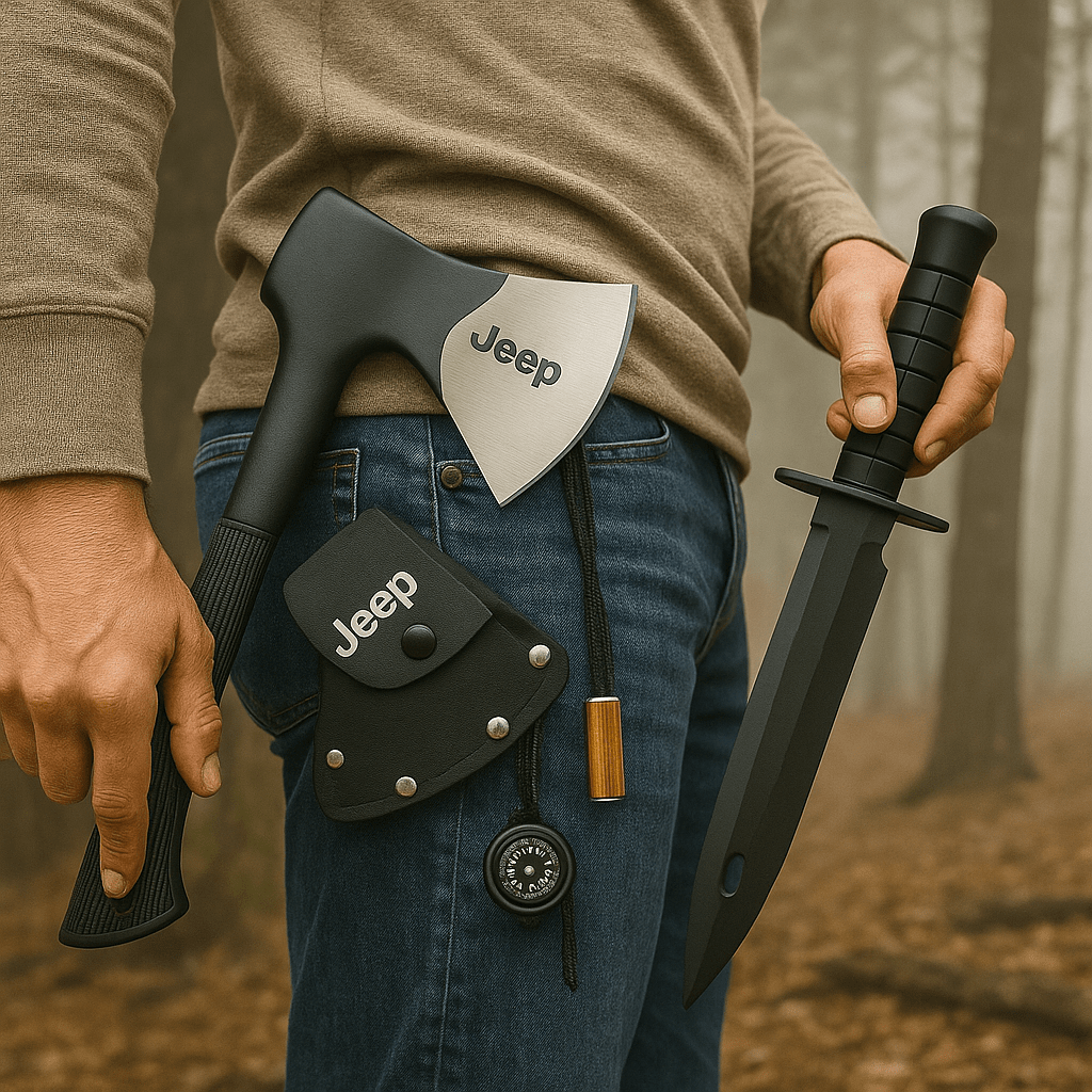 Jeep sjekira i Jeep nož - SAMO KLIKNI
