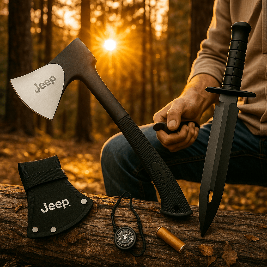 Jeep sjekira i Jeep nož - SAMO KLIKNI