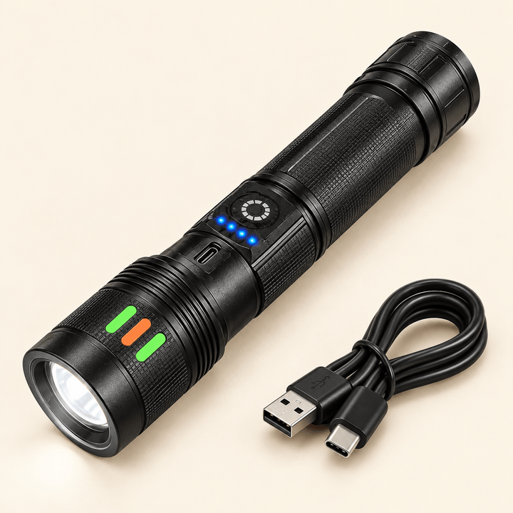 JF-619 ručna LED lampa – 17,5 cm i USB-C punjenje