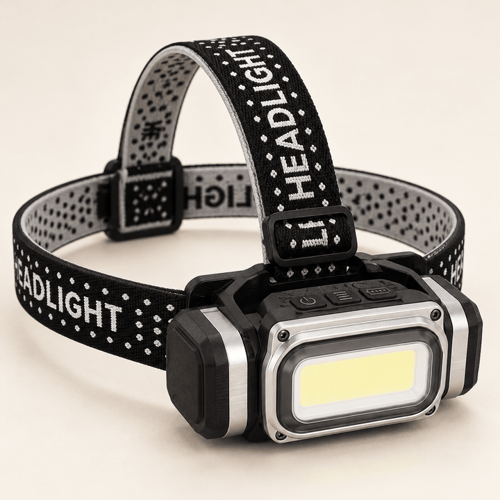 JF-T80S naglavna COB LED lampa s trakom