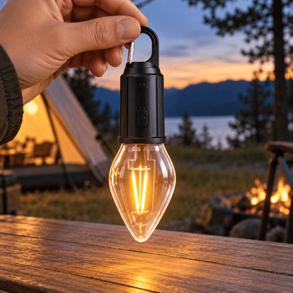 Kamping lampa T03 s karabinerom i USB-C punjenjem – Kamping lampe T03 – – slika 3