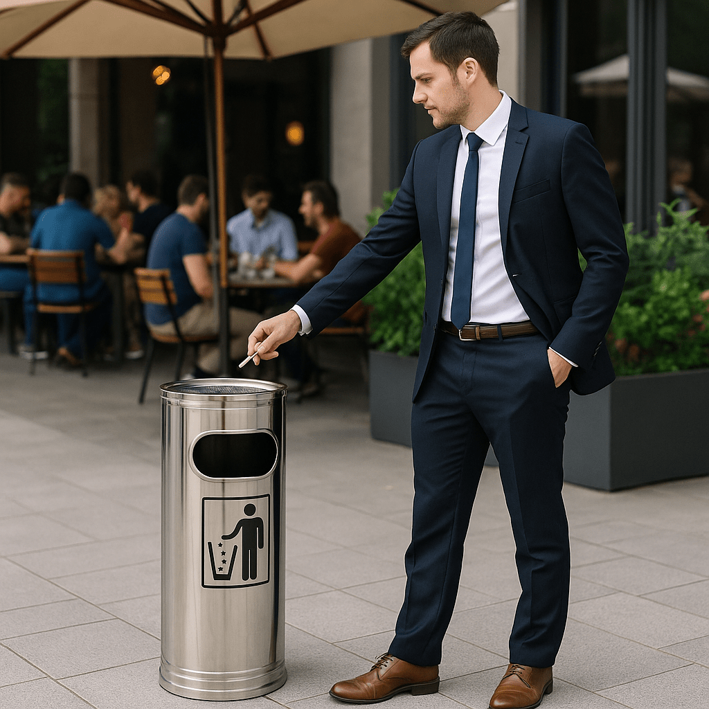 Kanta za Smeće s Pepeljarom - SAMO KLIKNI