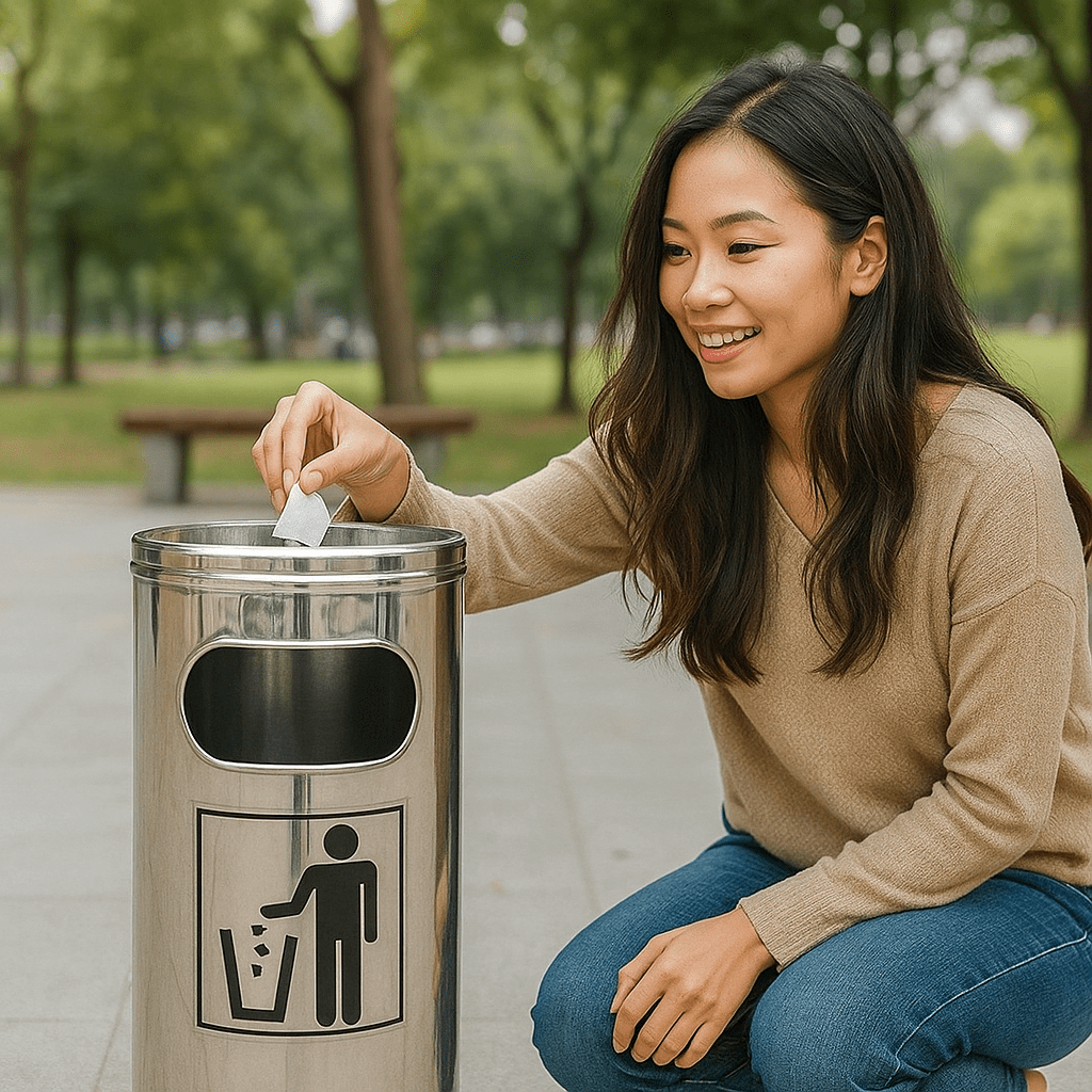 Kanta za Smeće s Pepeljarom - SAMO KLIKNI