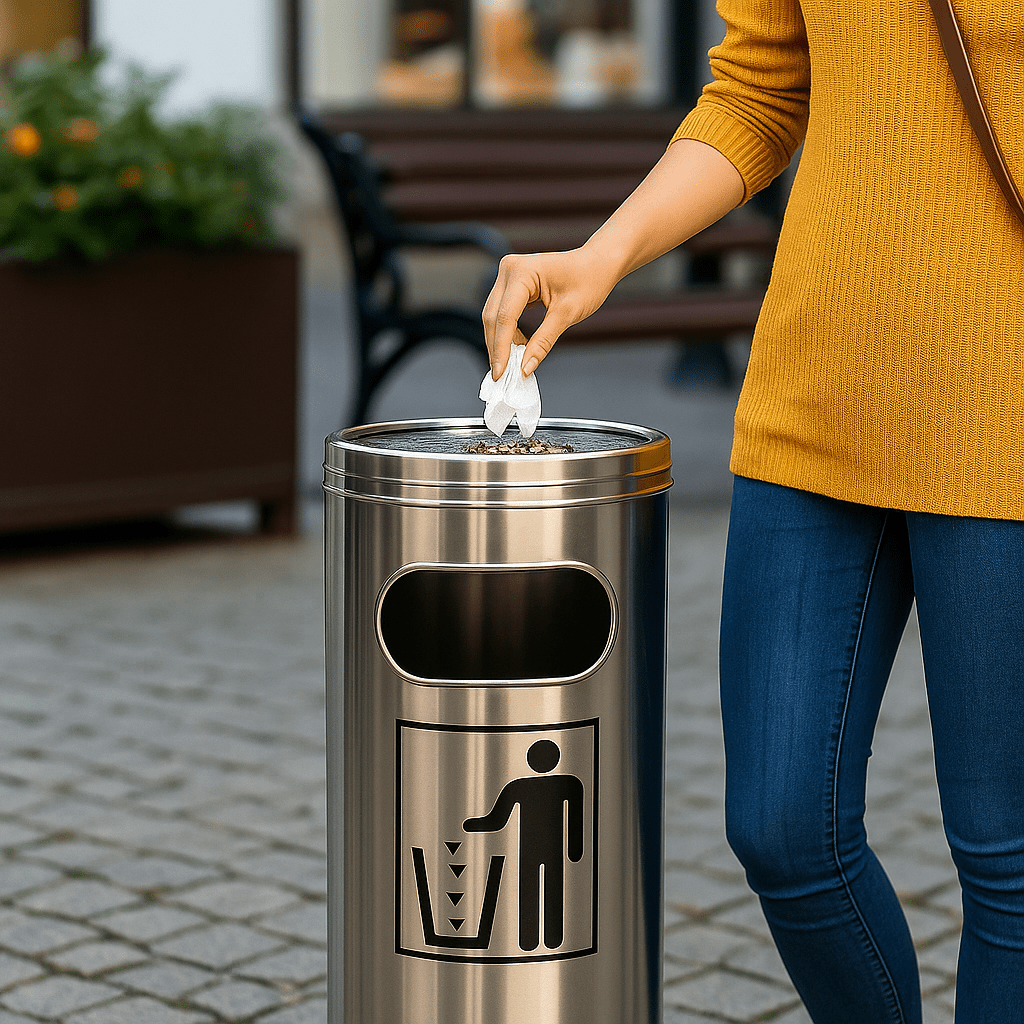 Kanta za Smeće s Pepeljarom - SAMO KLIKNI