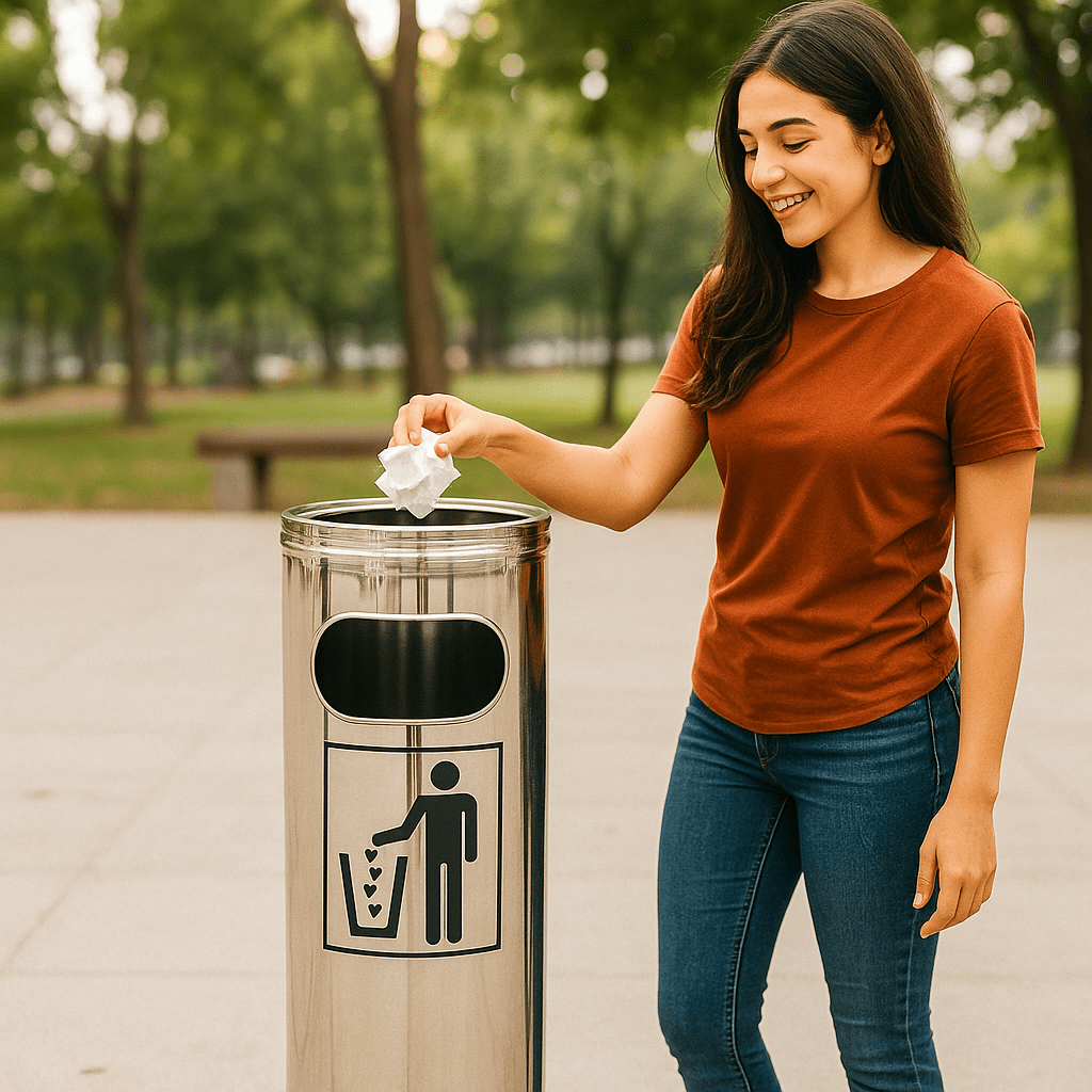 Kanta za Smeće s Pepeljarom - SAMO KLIKNI