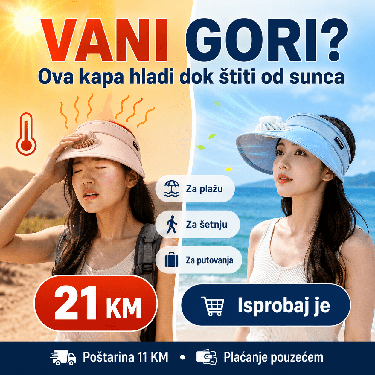 Kapa s Ventilatorom na USB – – – slika 3