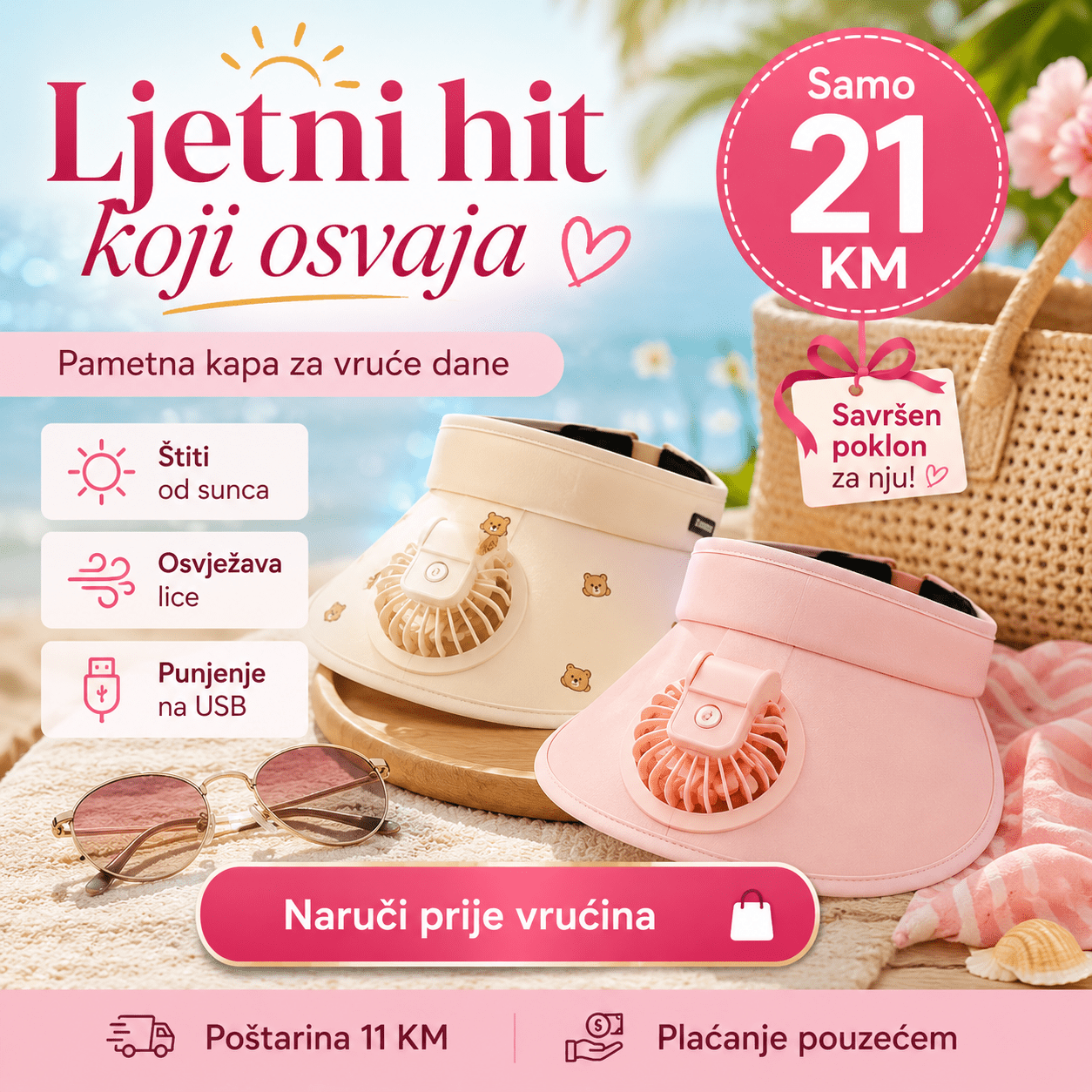 Kapa s Ventilatorom na USB – – – slika 4