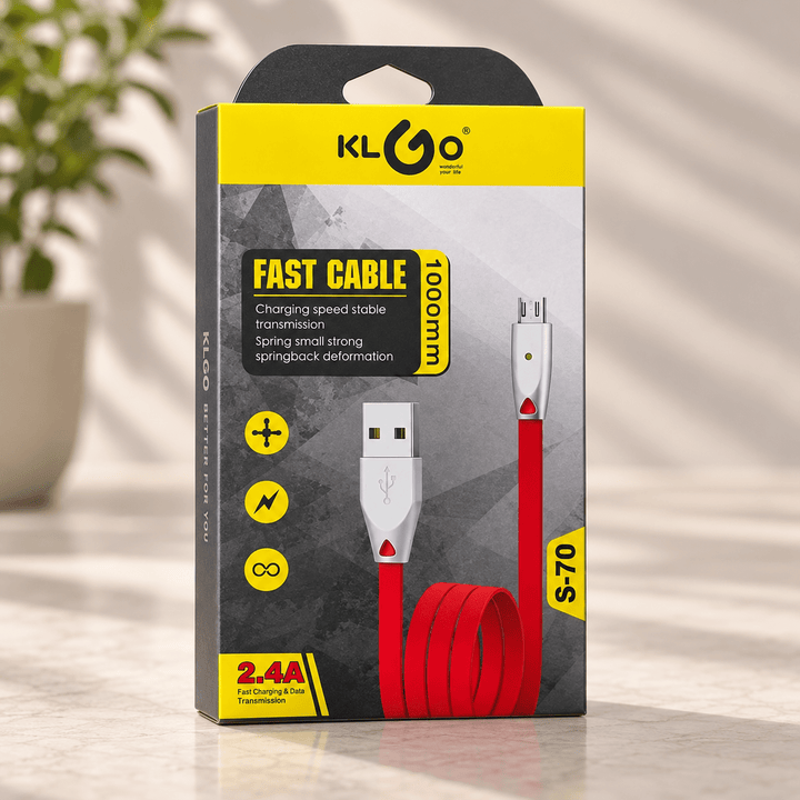 KLGO Micro-USB kabal – ravni S-70 ili pleteni S-80
