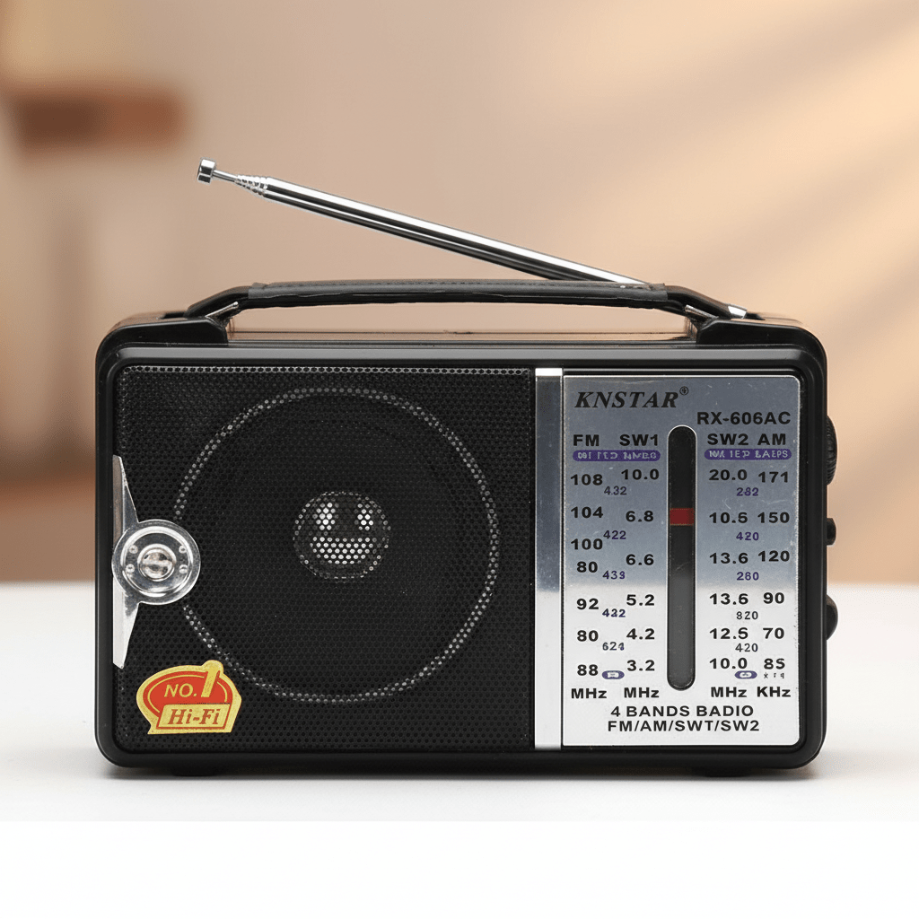 KNSTAR Prijenosni Radio – Prijenosni radio – Crna – slika 5