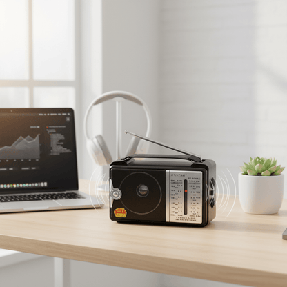 KNSTAR Prijenosni Radio – Prijenosni radio – Crna – slika 6