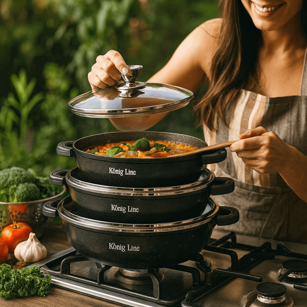 KÖNIG Premium Granitni Set Posuđa - SAMO KLIKNI