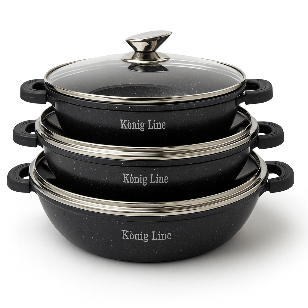 KÖNIG Premium Granitni Set Posuđa - SAMO KLIKNI