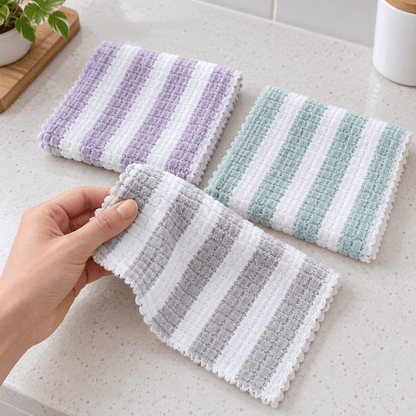 Krpe s uzorkom 30 × 30 cm – 3 komada – Krpe s uzorkom 30 × 30 cm – Ravne pruge – slika 6