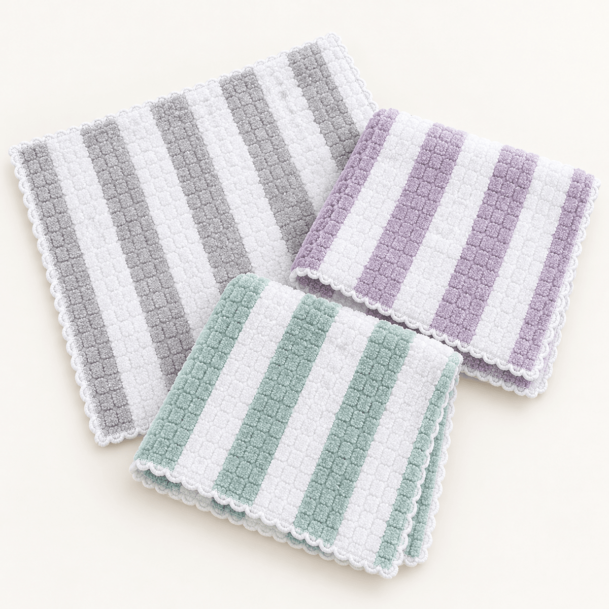 Krpe s uzorkom 30 × 30 cm – 3 komada – Krpe s uzorkom 30 × 30 cm – Ravne pruge – slika 4
