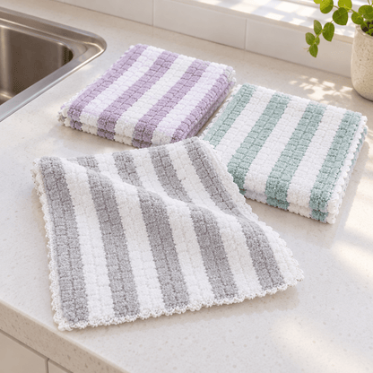 Krpe s uzorkom 30 × 30 cm – 3 komada – Krpe s uzorkom 30 × 30 cm – Ravne pruge – slika 5