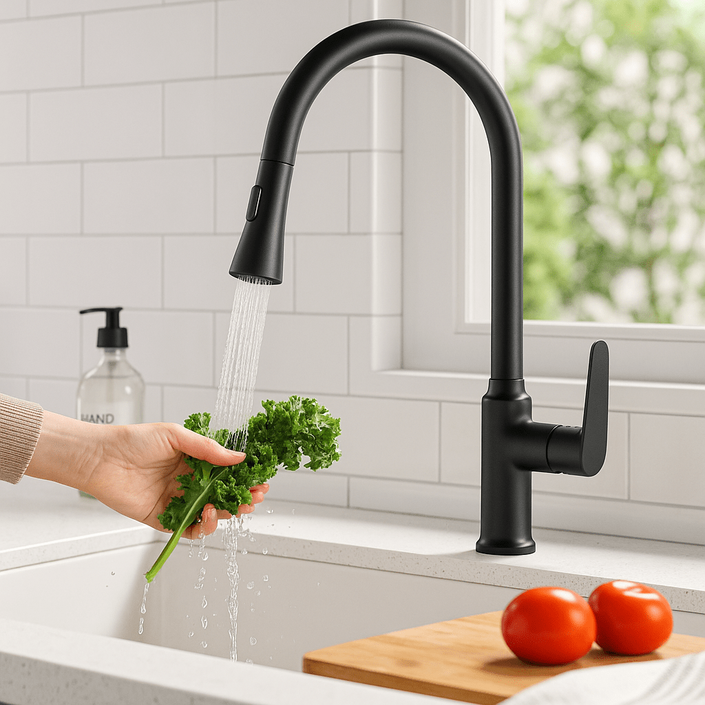 Kuhinjska Česma s Izvlačnim Tušem – – – slika 4