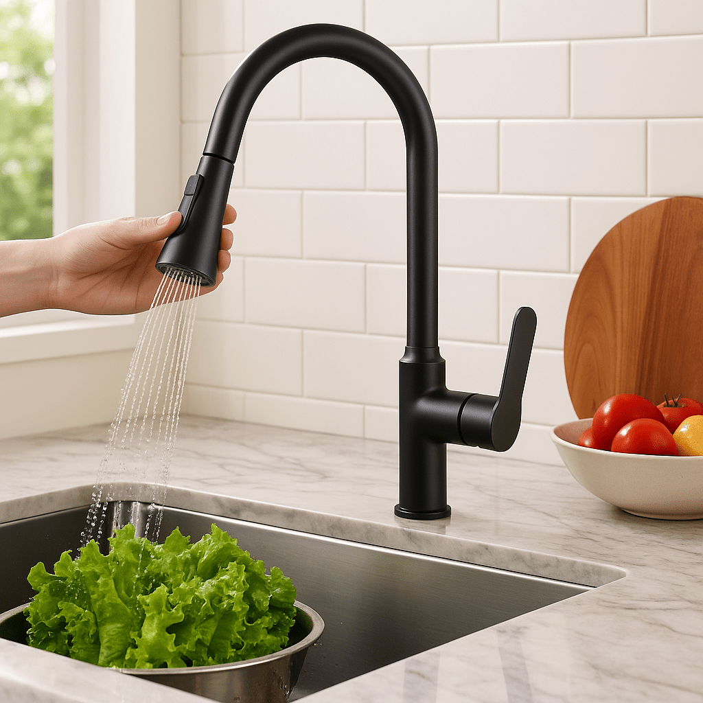 Kuhinjska Česma s Izvlačnim Tušem – – – slika 7