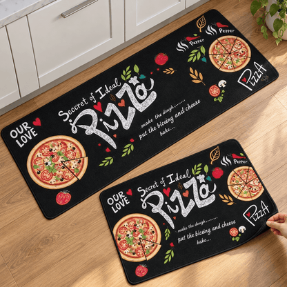 Kuhinjske prostirke Pizza – set 40 × 60 i 40 × 120 cm – Kuhinjske prostirke s motivom pizze – – slika 3