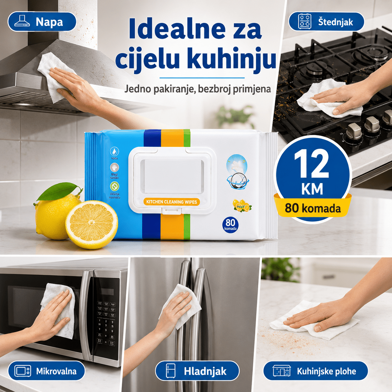 Kuhinjske Vlažne Maramice (80.kom) – – – slika 6