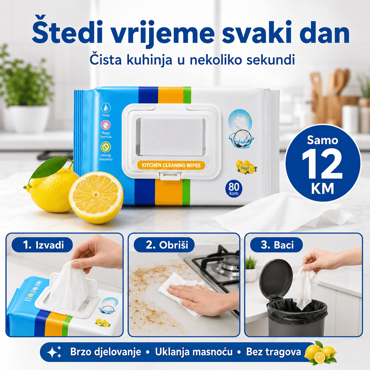 Kuhinjske Vlažne Maramice (80.kom) – – – slika 8