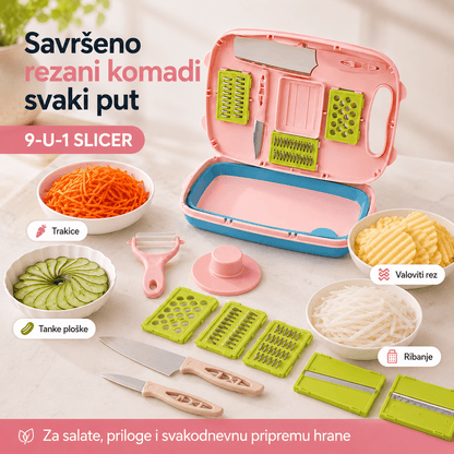 Kuhinjski Rezač Povrća 9-u-1 – – – slika 5