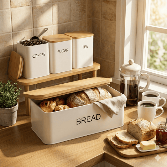 Kutija za kruh s setom posuda – – – slika 1