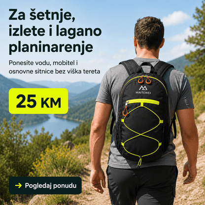 Lagani Sportski Ruksak 40 × 22 × 8 cm – Torbe i ruksaci – Crna – slika 6