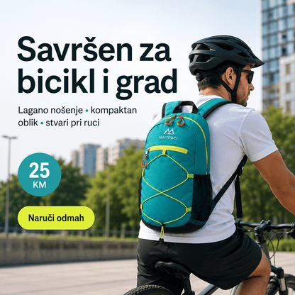 Lagani Sportski Ruksak 40 × 22 × 8 cm – Torbe i ruksaci – Crna – slika 5