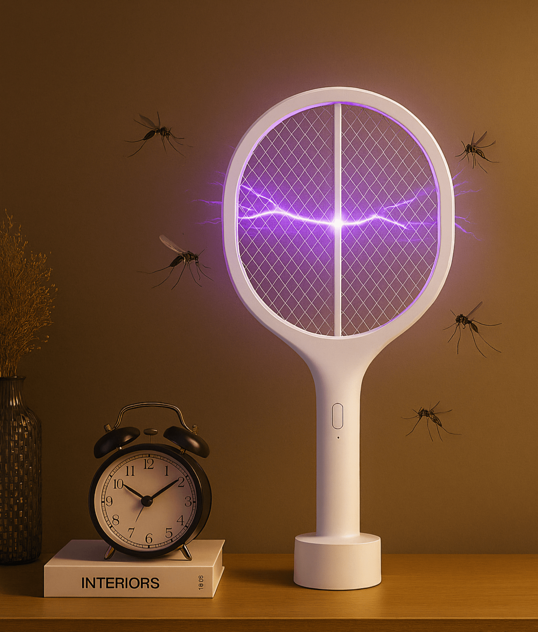 Lampa i Električni Reket za Komarce - SAMO KLIKNI