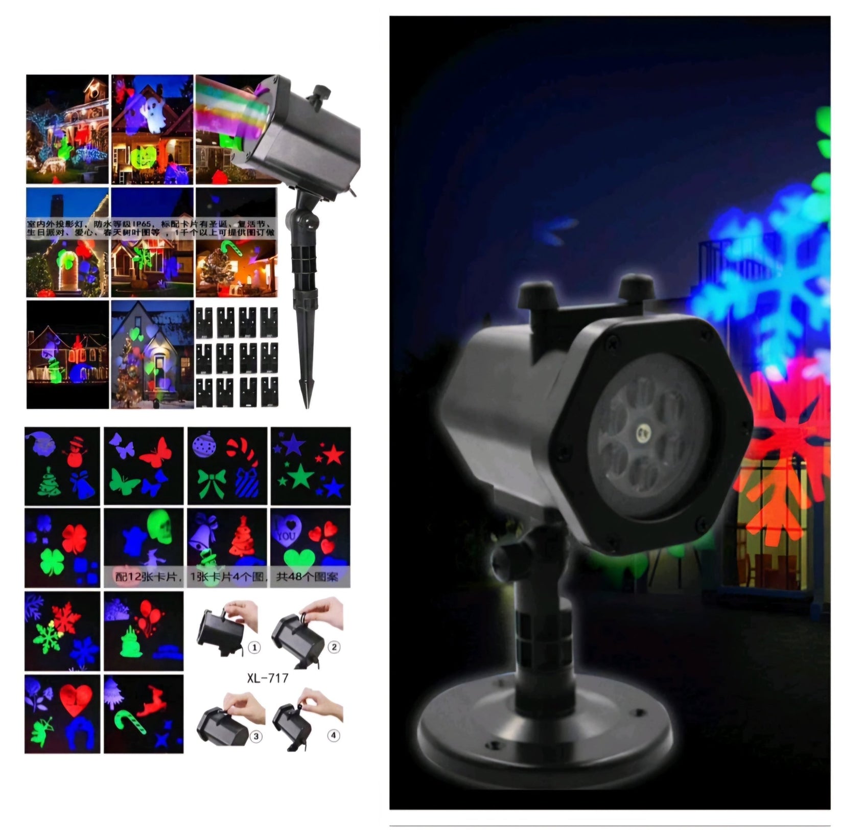 Laserski Projektor sa 12 uzoraka – – – slika 2