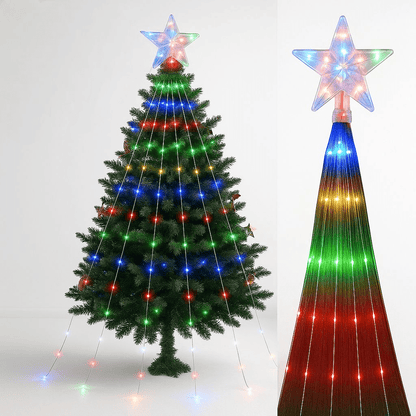 LED Božićna Zavjesa “Zvjezdano Stablo – – – slika 6