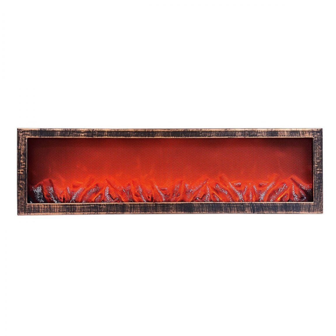 LED Dekorativni Kamin s efektom plamena – – Crni Kamin 120x13x35 cm – slika 12