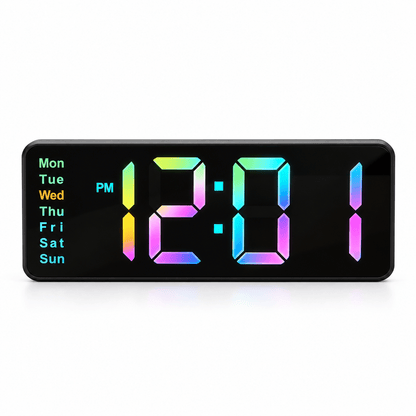 LED digitalni stolni sat CY0802-2 s prikazom u bojama – Digitalni stolni satovi – – slika 1