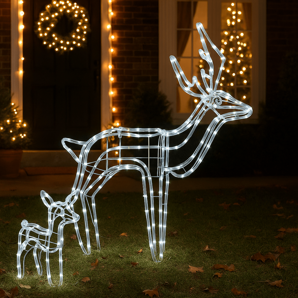 LED Jelen od Svjetlosnog Kabla - SAMO KLIKNI