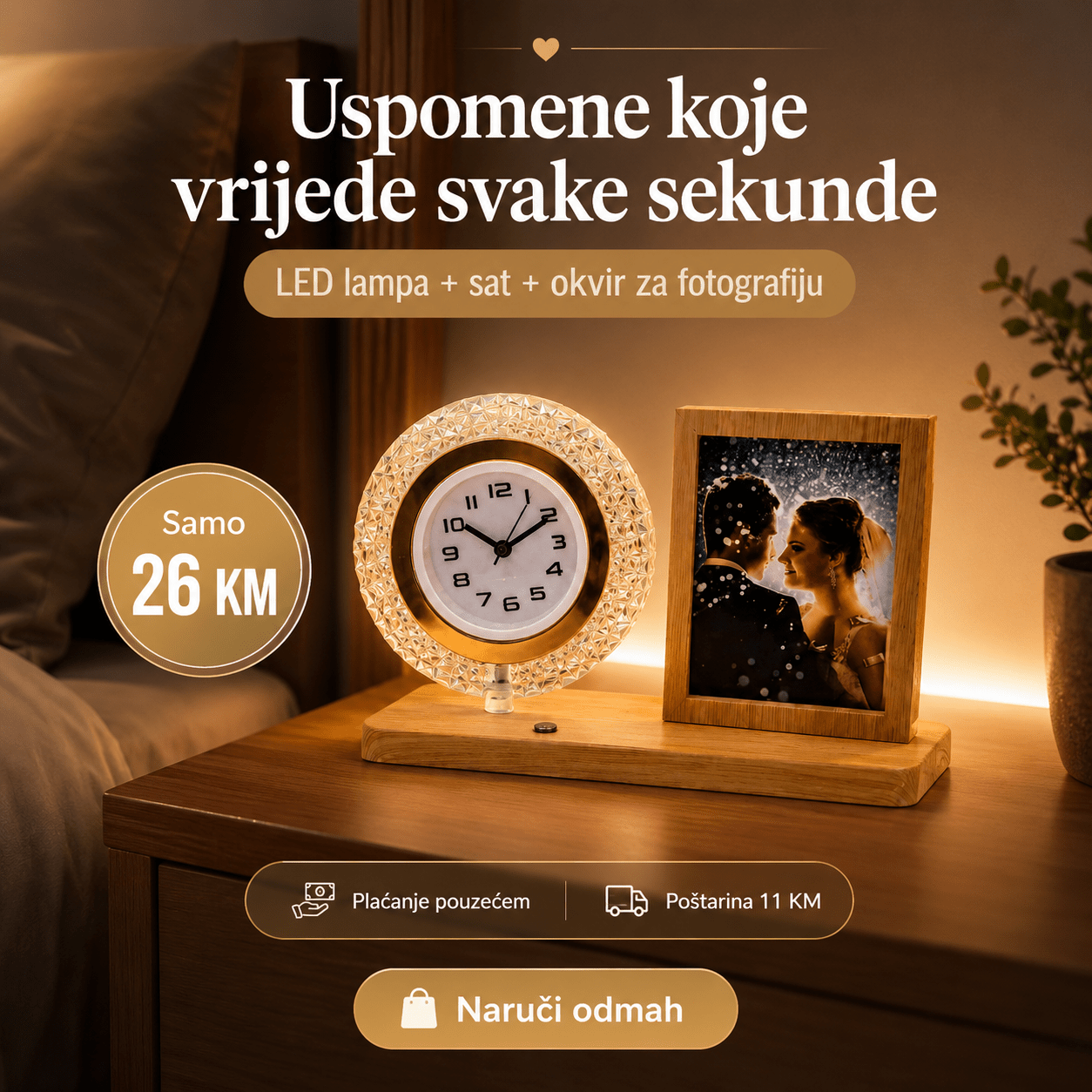 LED Lampa s Okvirom za Fotografiju – – – slika 5