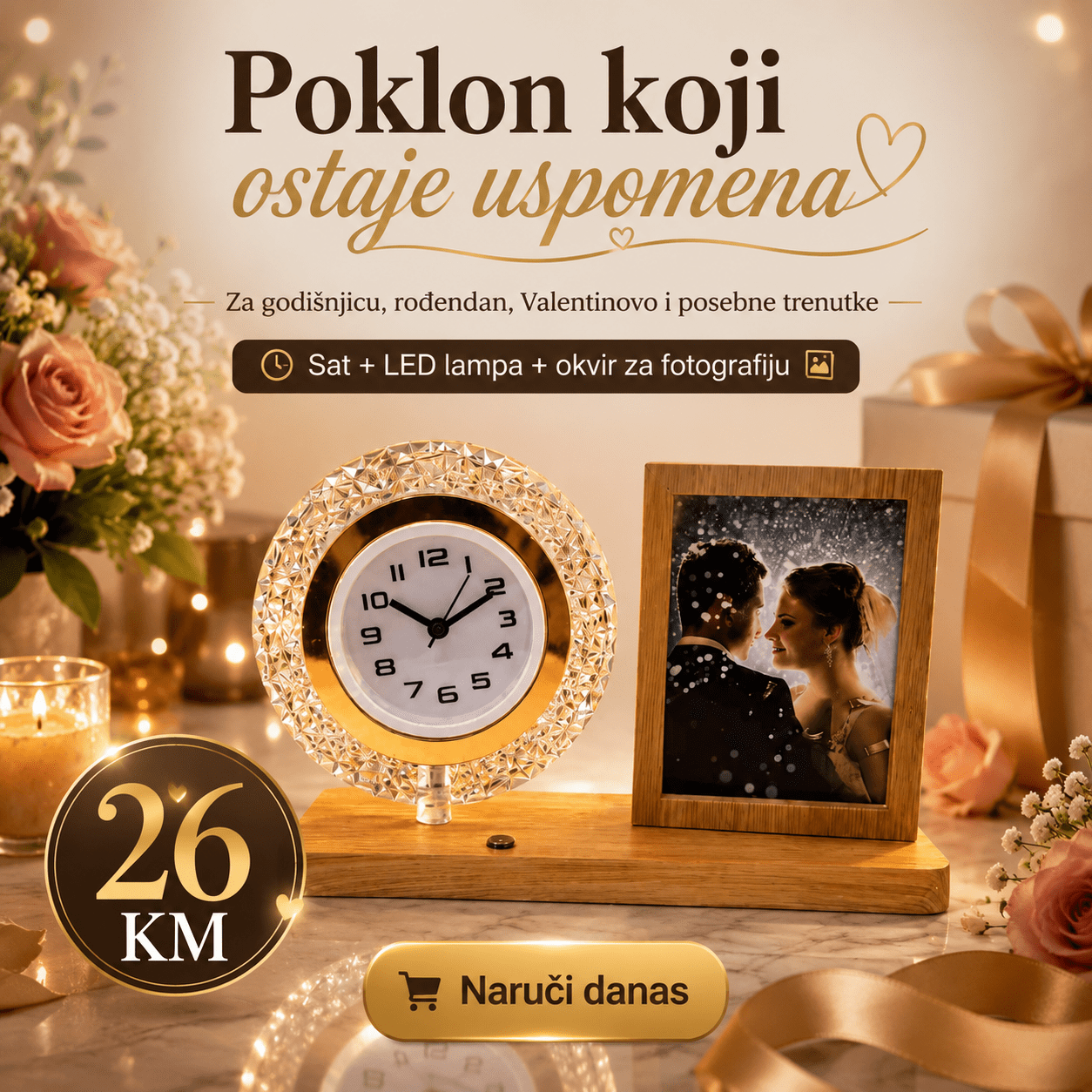 LED Lampa s Okvirom za Fotografiju – – – slika 6