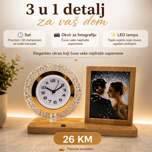 LED Lampa s Okvirom za Fotografiju – – – slika 1