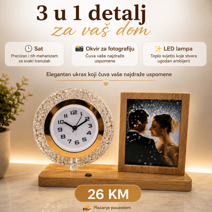 LED Lampa s Okvirom za Fotografiju