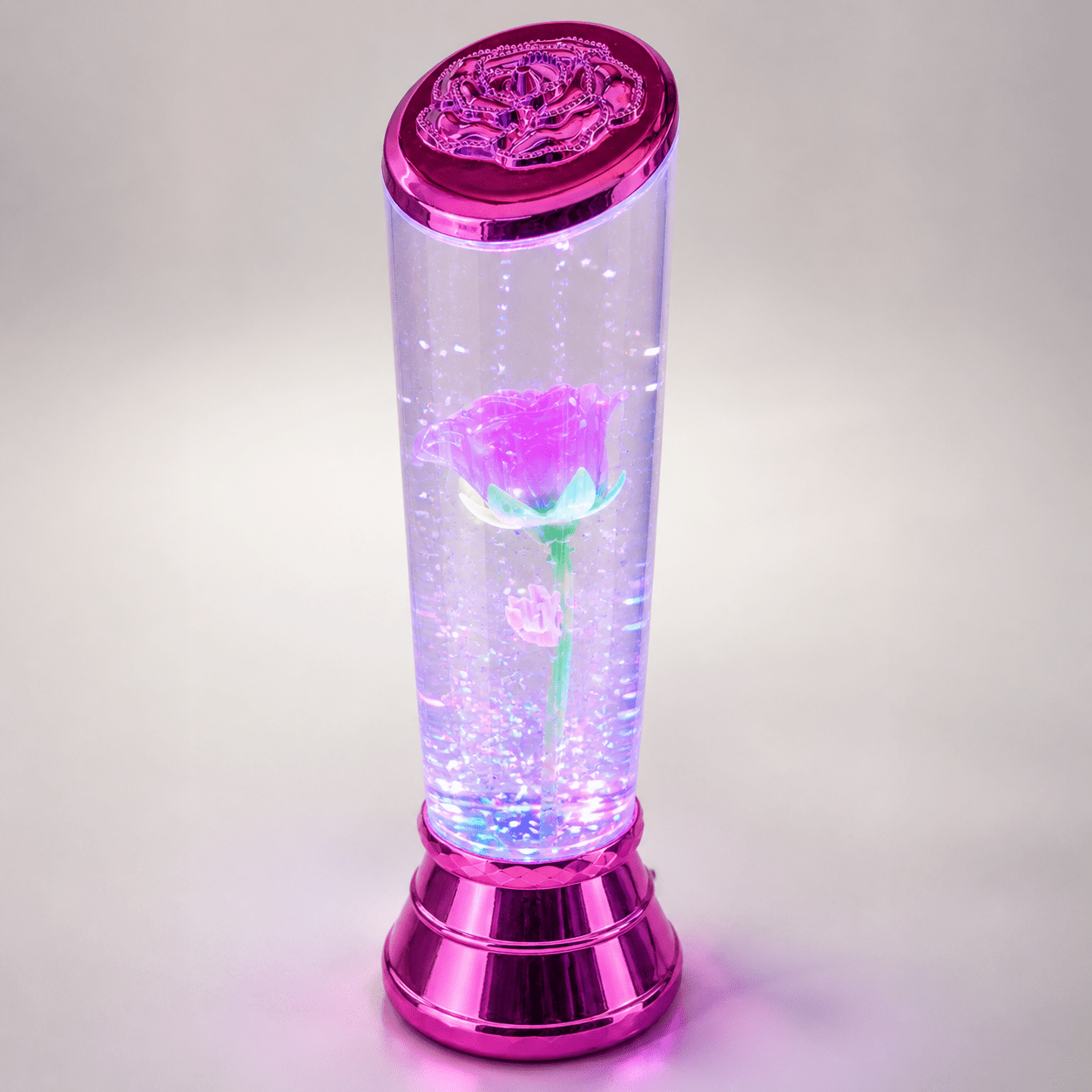 LED Lampa s ružom – – – slika 6
