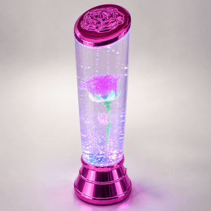 LED Lampa s ružom – – – slika 6