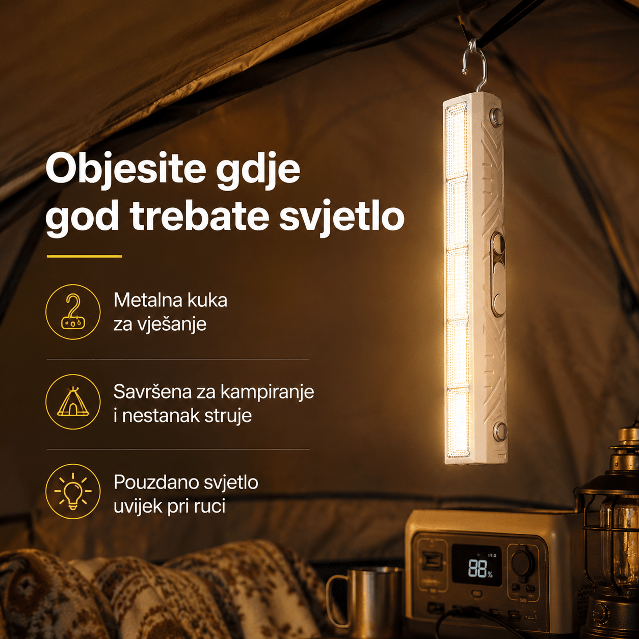 LED Magnetna Radna Lampa s Kukom – – – slika 6