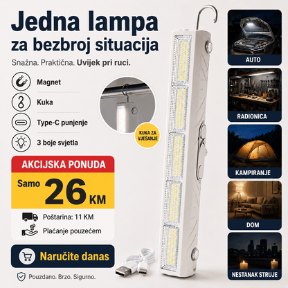 LED Magnetna Radna Lampa s Kukom – – – slika 5