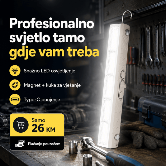 LED Magnetna Radna Lampa s Kukom – – – slika 1