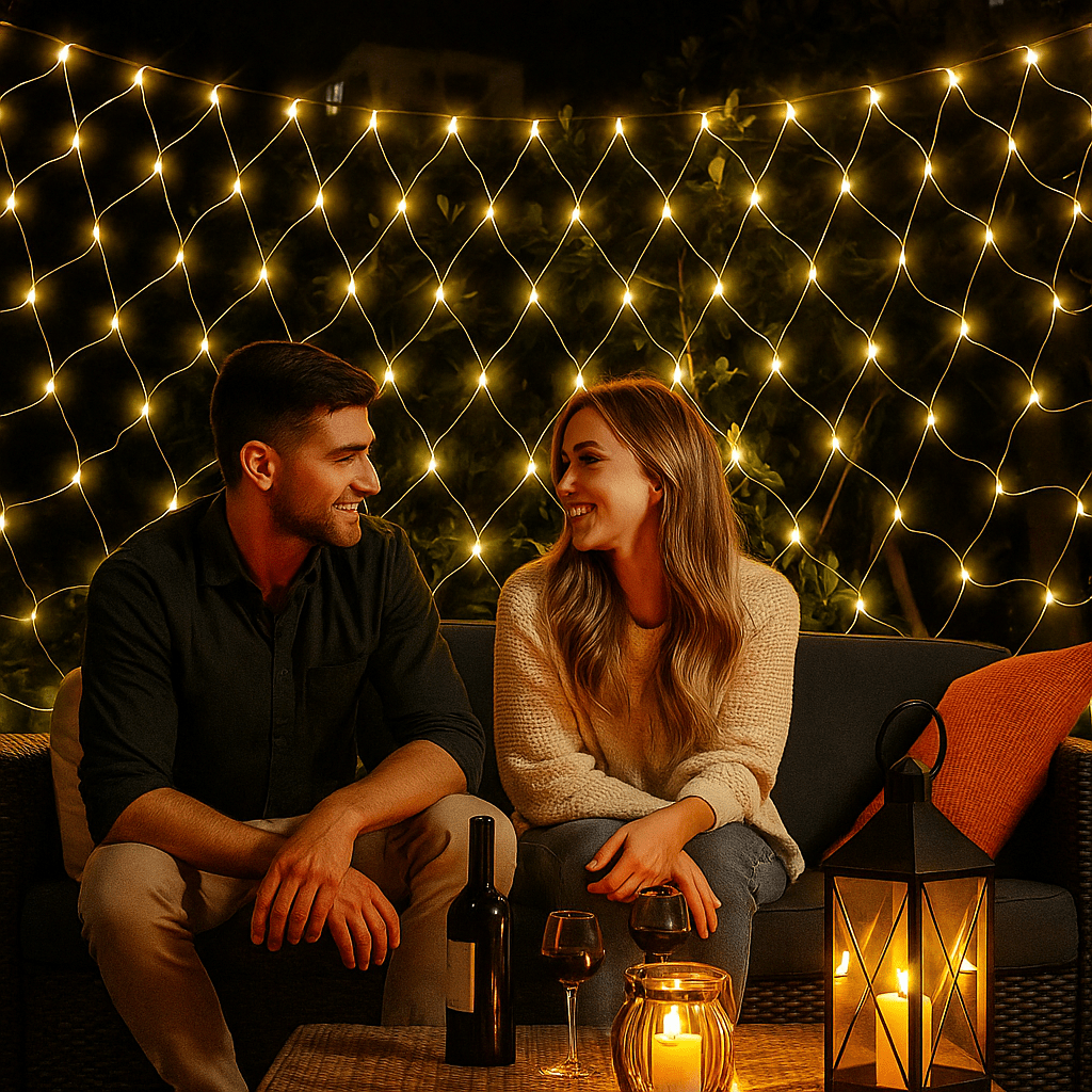 LED Mreža 2x2 metra – – Hladno Bijela – slika 4