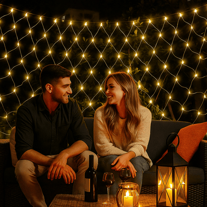 LED Mreža 2x2 metra – – Hladno Bijela – slika 4