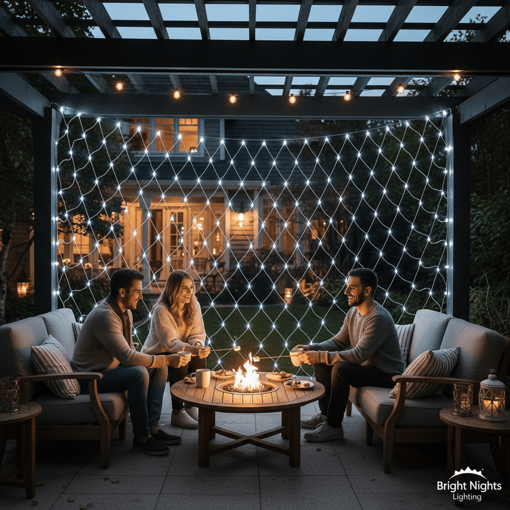LED Mreža 2x2 metra – – Hladno Bijela – slika 1